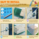 1-Piece Bird Breeding Nest Box with Perch, 29 x 15 x 15 cm-7