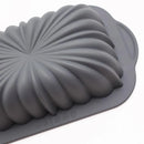 1-Piece Rectangular Flower-Pattern Cake Pan, Grey-7
