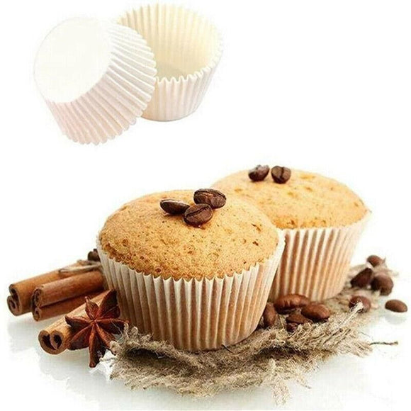 Patty Pans Muffin Cases Choc 600/Pk Cake Boards Cupcake Liners Boxes Baking Cups - 600PCS-4.5CM