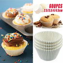 Patty Pans Muffin Cases Choc 600/Pk Cake Boards Cupcake Liners Boxes Baking Cups - 600PCS-4.5CM-12