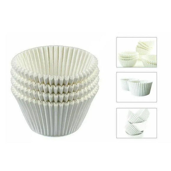 Patty Pans Muffin Cases Choc 600/Pk Cake Boards Cupcake Liners Boxes Baking Cups - 600PCS-4.5CM