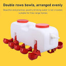 10L Chicken Poultry Automatic Drinking Tank Drinker Feeding Pot Water Dispenser-7