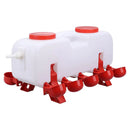 10L Chicken Poultry Automatic Drinking Tank Drinker Feeding Pot Water Dispenser-11