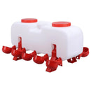 10L Chicken Poultry Automatic Drinking Tank Drinker Feeding Pot Water Dispenser-12