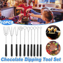10-Piece Assorted Chocolate Dipping Tool Set-1