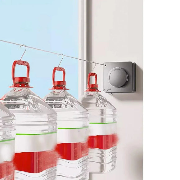 Invisible Wall Mounted Clothesline for Hotel Bathroom Sunbed Laundry Drying Rope