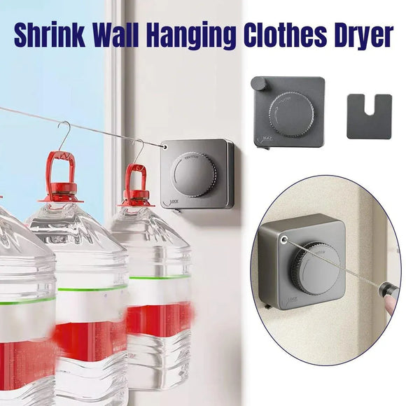Invisible Wall Mounted Clothesline for Hotel Bathroom Sunbed Laundry Drying Rope