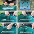 Green Garden Waste Bags with Lids 76 x 67 cm - 3 Pieces-5
