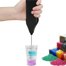 Electric Kitchen Mini Foamer Milk Frother Egg Beater Stirrer Whisk Mixer Tool - Coffee-3