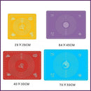 Orange Reusable Non-Stick Silicone Rolling Dough Mat Cake Pastry Baking Fondant Sheet - 29*26cm-3