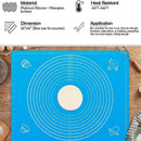 Orange Reusable Non-Stick Silicone Rolling Dough Mat Cake Pastry Baking Fondant Sheet - 29*26cm-6