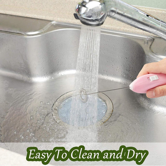 Electric Kitchen Mini Foamer Milk Frother Egg Beater Stirrer Whisk Mixer Tool - Purple