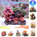 Aquarium Resin Coral Decorations for Fish Tank Marine Simulation Micro Landscape - GH1666-2
