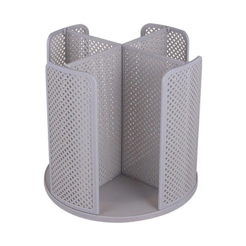 Paper Cup Holder Organizer Swivel Compartment Cup Picker Drink Storage Stand - Grey