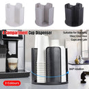 Paper Cup Holder Organizer Swivel Compartment Cup Picker Drink Storage Stand - Grey-2