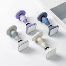Silicone Silent Door Stopper with Suction Base and Secure Hold Catch Design - Grey-12