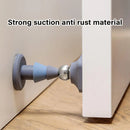Silicone Silent Door Stopper with Suction Base and Secure Hold Catch Design - White-5