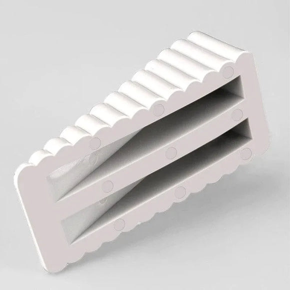 2Pcs Thick Rubber Wedge Door Stoppers Floor Carpet Heavy Duty Door Stop Security