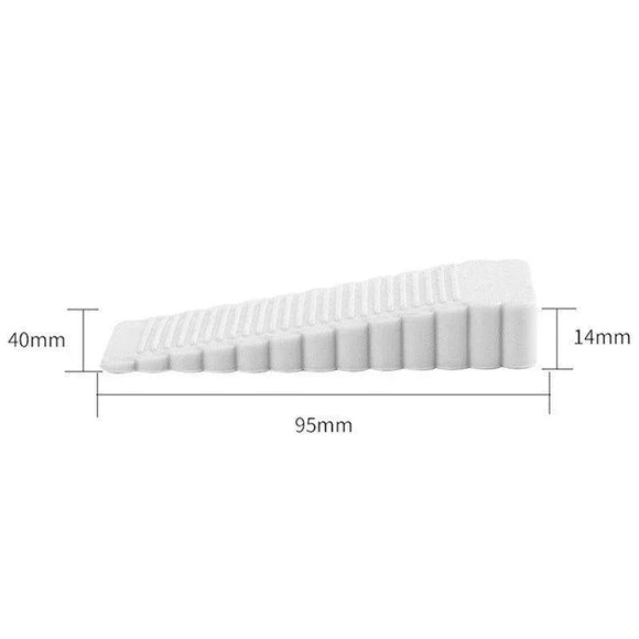 2Pcs Thick Rubber Wedge Door Stoppers Floor Carpet Heavy Duty Door Stop Security