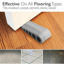 3Pcs Rubber Grip Wedge Door Stoppers Floor Carpet Heavy Duty Door Stop Security-9
