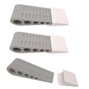 3Pcs Rubber Grip Wedge Door Stoppers Floor Carpet Heavy Duty Door Stop Security-2