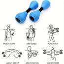 2-Piece Blue Aquatic Exercise Dumbbell Pair-7