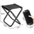 Portable Outdoor Folding Stool Travel Camping Fishing Small Foldable Chair Mat - Extra-Large-4