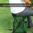 Portable Outdoor Folding Chair Oxford Small Stool for Fishing Camping Hiking - Blue-8