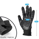 Black Pet Grooming Gloves - 1 Pair (2 Pieces)-3