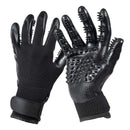 Black Pet Grooming Gloves - 1 Pair (2 Pieces)-11