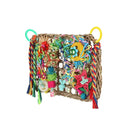 1-Piece Multicolour Bird Cage Climbing Net Toy, 28 x 21 cm-13
