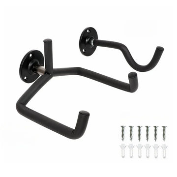 Wall Mounted Guitar Hanger Split Type for Guitar Studio Space Saving Secure Hold - 0