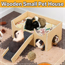 Natural-Finish Small Pet House with Ramp - 1 Piece-13