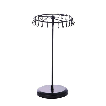 1-Piece Black Rotating Jewellery Display Rack - 0
