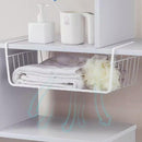 3PCS Hanging Storage Basket Rack Organizer Kitchen Wardrobe Shelf Cabinet Basket-5