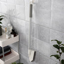 Long Handled Shower Scrub Brush with Extendable Pole for Bathroom Tiles-5