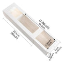 50-Pack White Drawer-Style Window Pastry Boxes, 20.5 x 7 x 5 cm-3