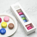 50-Pack White Drawer-Style Window Pastry Boxes, 20.5 x 7 x 5 cm-7