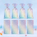 Mermaid Party Favour Bags 150 Pack with Gold Twist Ties 27.5 x 13 cm-8