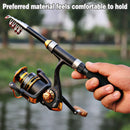 Portable Mini Fishing Rod Fishing Gear Compact Travel Rods for Outdoor Sports - 235cm-6