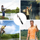 Portable Mini Fishing Rod Fishing Gear Compact Travel Rods for Outdoor Sports - 235cm-8