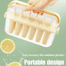 Beige 6-Cavity Ice Pop Mould with Carry Case - 1 Piece-4