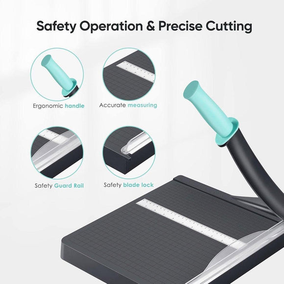 1-Piece A4 Guillotine-Style Paper Cutter