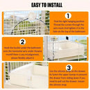 3in1 Parrot Bath Basin Bird Bathtub Cage or Accessory Pet Bird Feeder Water Bowl - Overdress-5