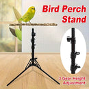 1-Piece Height-Adjustable Bird Perch Stand with Tripod Base-13