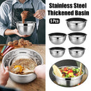5-Bowl Nested Mixing Set with 5 Black Lids-15