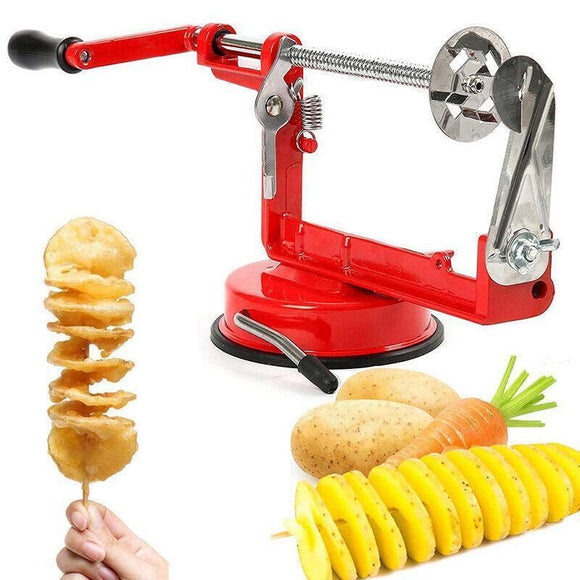 Manual Spiral Potato Slicer Twister Cutter Machine for Tornado Chips and Vegetables