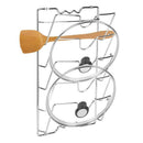 Pan Lid Holder Storage Rack Wall Mount Pot Cover Organizer Kitchen Accessories-5