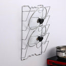 Pan Lid Holder Storage Rack Wall Mount Pot Cover Organizer Kitchen Accessories-3