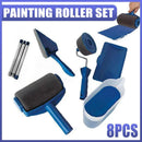 8Pcs/Set Pro Paint Roller Brush Handle Flocked Edger Wall Painting Hand Tool-14